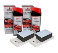 2x SET Nigrin Performance Brillant Auto-Politur Turbo Lack-Politur Hand Maschine