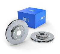 2x SKF BREMSSCHEIBEN 256mm passend für AUDI A1 SEAT IBIZA SKODA FABIA KAMIQ