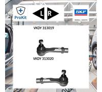 2x Skf Spurstangenkopf, Axialgelenk Links, Rechts für Citroën C4 PICASSO I