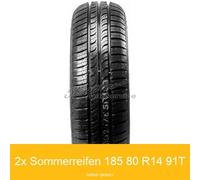 2x Sommerreifen 185/80 R14 91T Hankook Optimo K-715 | 17716