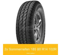 2x Sommerreifen 185/80 R14 C 102R Aplus A-867 | 69944