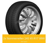2x Sommerreifen Double Coin DC-100 245/45 R17 99W | 21196