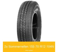 2x Sommerreifen Security TR-603 155/70 R12 104N | 72198