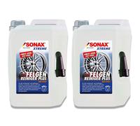 2x SONAX 02305050 XTREME FelgenReiniger PLUS Alufelgen Säurefrei Felgen 5 L