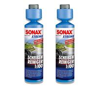 2x SONAX 02711410 XTREME ScheibenReiniger 1:100 Nanopro Konzentrat Scheibe 250ml