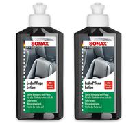 2x SONAX 02911410 Leder Pflege Pflegelotion Lederbalsam Leder Kunstleder 250 ml