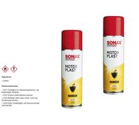 2x SONAX 03302000 MotorPlast Schutzlack MotorSchutzlack Lackpflege 300 ml
