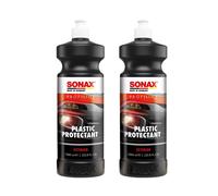 2x SONAX 1 l PROFILINE Plastic Protectant Exterior silikonfreie Kunststofftiefen
