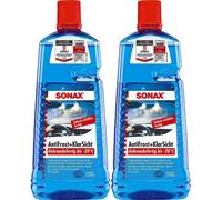 2x SONAX AntiFrost + KlarSicht gebrauchsfertig bis -20°C 2 L Scheibenfrostschutz
