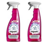 2x SONAX FelgenStar Felgenreiniger für Alufelgen Stahlfelgen Säurefrei 750 ml