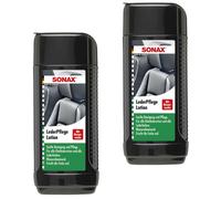 2x SONAX LederPflegeLotion Lederpflege Pflege Emulsion Lederreiniger 250ml