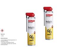 2x SONAX MoS2Oil m. EasySpray Schmiermittel Rostlöser Rostschutz 400 ml