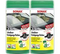 2x SONAX ScheibenReinigungsTücher (25er Box)