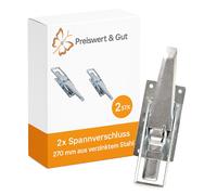 Unbekannt Exzenterverschluss 270x80 mm Spannverschluss Bohrung 130 x 58 mm Hebelverschluss