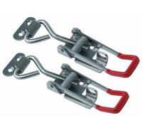 2x Spannverschluss aus Edelstahl inkl. Haltehaken, Truckbox, Verschluss - TB005