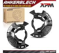 2x Spritzblech Bremsscheibe Vorne für Hyundai i30 PD Kombi Combi Coupe KIA Ceed