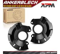 2x Spritzblech Bremsscheibe Vorne für KIA Rio III UB Hyundai Accent ab bj.2010