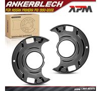 2X Spritzblech Bremsscheibe Vorne Links Rechts für Nissan Primera P10 1990-2002