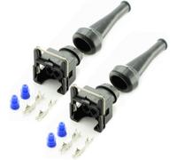 2x Stecker Einspritzdüse Einspritzventil Fuel Injektor passend für Bosch EV1