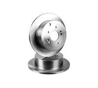 2x STELLOX Bremsscheibe Hinterachse voll Ø302mm für Hyundai Santa Fé II CM SM