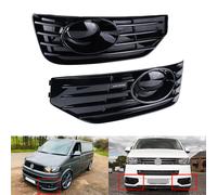 2x Stoßstange Gitter Blende Nebelscheinwerfer für VW Transporter T5.1 Sportline