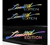 2X Stück Auto Seitenstreifen Aufkleber für Skoda VRS Octavia Kamiq Yeti RS Superb Fabia schnelle Zubehör, Limited Edition Sport Racing Vinyl Tuning Dekor, KFZ Seite Sticker Folie