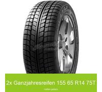 2x Sunny NC-501 3PMSF XL Allwetterreifen 155/65 R14 75T | 45599