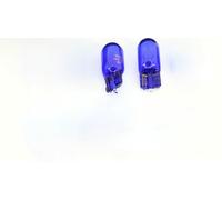 2x T10 Lampe 12V blau 5 Watt Glühbirne Xenon weiß Standlicht Kennzeichen Licht