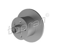 2x TOPRAN Bremsscheibe 103 263 für VW TRANSPORTER T3 Bus