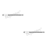 2x TOPRAN Bremsschlauch Vorderachse beidseitig für Peugeot 206 CC 2D 2A/C T3E