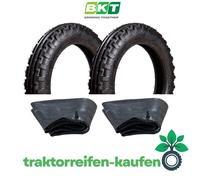 2x Traktorreifen AS-Front 7.50-16/6PR BKT TF-8181 inkl. 2x Schläuche TR15