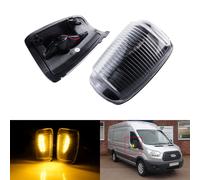 2x transparent Linse Außenspiegel Spiegelblinker für Ford Transit MK8 V363 2013+