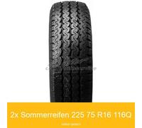 2x Triangle TR 652 225/75 R16 116Q Sommerreifen | 24701