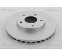 2x TRISCAN Bremsscheibe COATED 8120 14154C für NISSAN TRAIL 1 T30 PRIMERA P12 QX