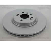2x TRISCAN Bremsscheibe COATED 8120 23184C für MERCEDES KLASSE W251 V251 W164