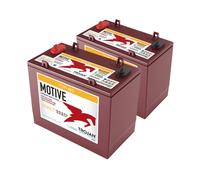 2x Trojan T-1275-AES Deep Cycle 12V 130Ah Traktionsbatterie ELPT-Anschluss
