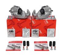 2x TRW Bremssattel Ø 34mm + Führungshülsen für VW POLO 9N AUDI A2 IBIZA 3 hinten