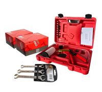 2x TRW Bremssattel Hinten + Bremsenentlüftungs Satz für CITROËN C4 PEUGEOT 307