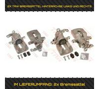 2X TRW BREMSSATTEL HINTERACHSE LINKS + RECHTS FÜR CITROËN - DS - PEUGEOT