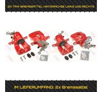 2X TRW BREMSSATTEL HINTERACHSE LINKS + RECHTS FÜR SEAT - VW