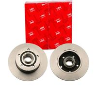 2x Trw Bremsscheiben 245mm Voll Hinten Passend Für Audi A4 Df2771 Bremsscheibe: A.b.s.: 16329 Abakus: 23104098 Abakus: 231040982 Aic: 53619 Aisin