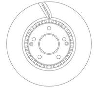 2x Trw Bremsscheiben 298mm Belüftet Vorne Passend Für Ssangyong Tivoli Xlv Bremsscheibe: A.b.s.: 18710 Abakus: 23103455 Ashika: 600ss07c Ate: 24012