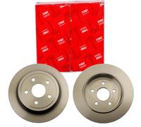 2x Trw Bremsscheiben 320mm Voll Hinten Passend Für Jeep Commander Grand Bremsscheibe: A.b.s.: 17820 Ashika: 6100001c Ate: 24011401181 Blue Print: A