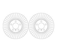 2X TRW Bremsscheiben 330mm Belüftet vorne