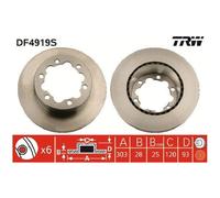 2x TRW Scheibenbremse hinten 25988408