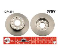 2x TRW Scheibenbremse hinten 26038587 150917 1K0615601AC 1K0615601AJ 1K0615601L