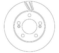 2x TRW Scheibenbremse hinten 26187797