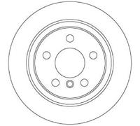 2x TRW Scheibenbremse hinten 26190364