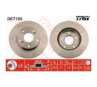 2x TRW Scheibenbremse vorne 26182751
