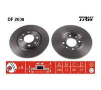 2x TRW Scheibenbremse vorne 26184075